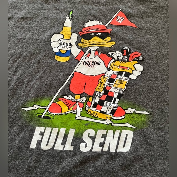Full Send Mens T-Shirt Size 2XL - Picture 2 of 4